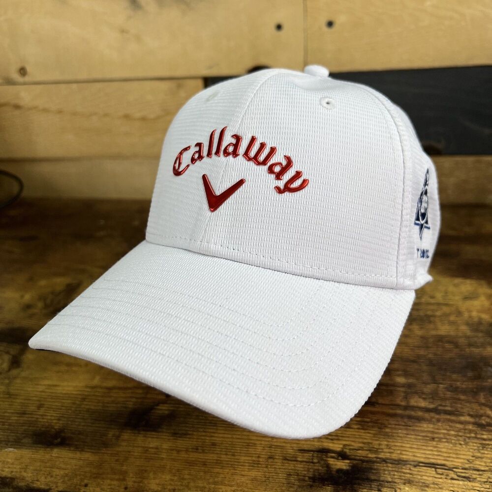 Callaway Golf Hat Stater Brothers Market Embroidered White Hat Baseball Cap